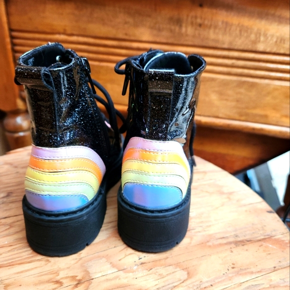 CupCake Couture Toddler girls Sky Combat Boot-size 10 - Picture 5 of 10